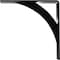 Ekena Millwork Legacy Steel Bracket, Powder Coated Black 2"W x 10"D x 10"H BKTM02X10X10LEPBL - alternate 2